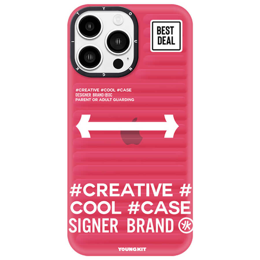 YoungKit Luggage FireFly Serisi iPhone 14 Pro Telefon Kılıfı - 2 YoungKit Luggage FireFly Serisi iPhone 14 Pro Telefon Kılıfı - 2